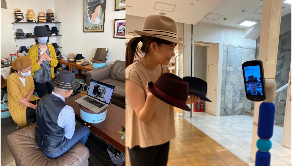 日本橋三越本店紳士フロアでアバターコンシェルジュ体験レポート Avatarin アバターイン